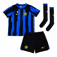 Echipament fotbal Inter Milan Benjamin Pavard #28 Tricou Acasa 2023-24 pentru copii maneca scurta (+ Pantaloni scurti)